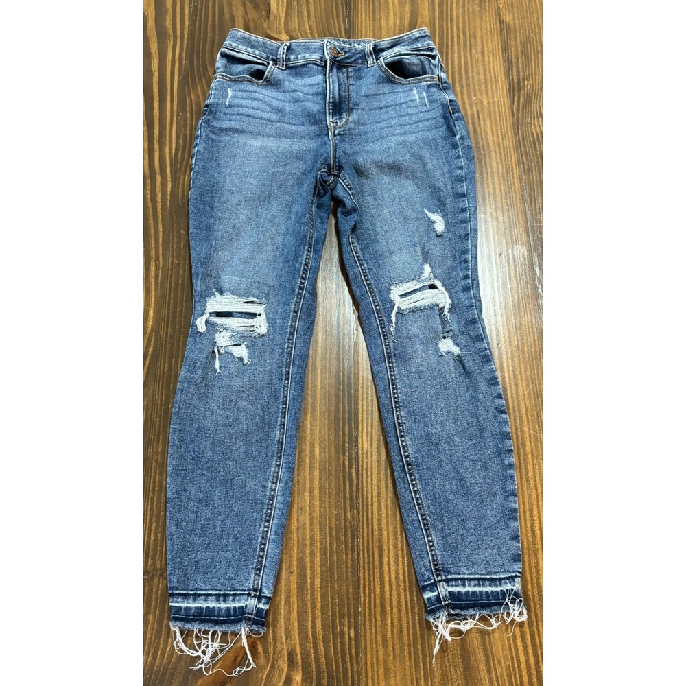 M JEANS BY MAURICES‎ Womens Medium High Rise Skinny Distressed Jeans - Picture 2 of 9